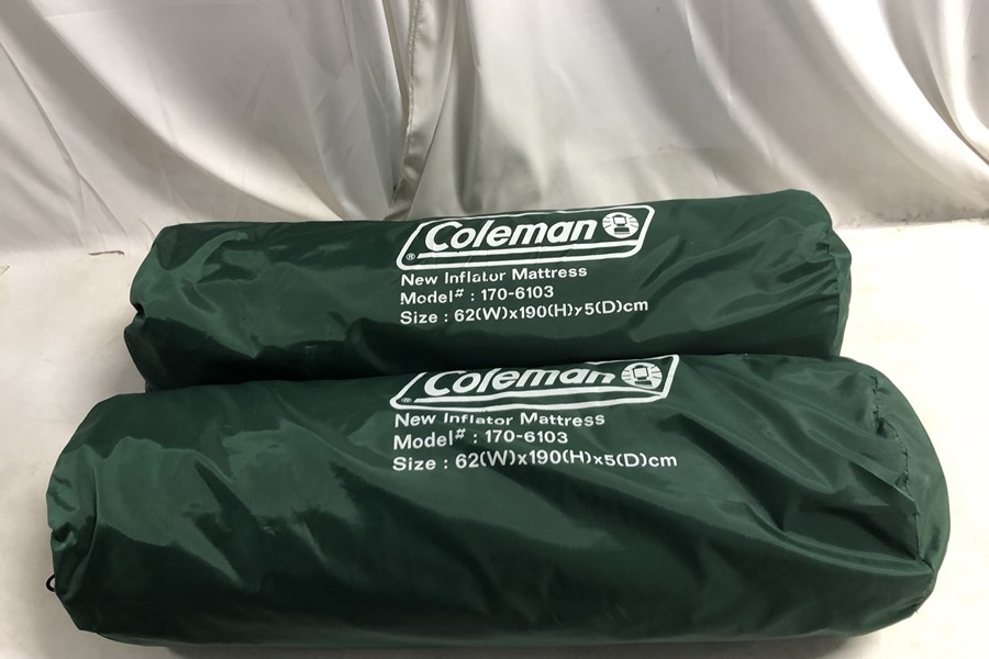 COLEMAN コールマン キャンパーインフレーターマット Wサイズ 中古 美 