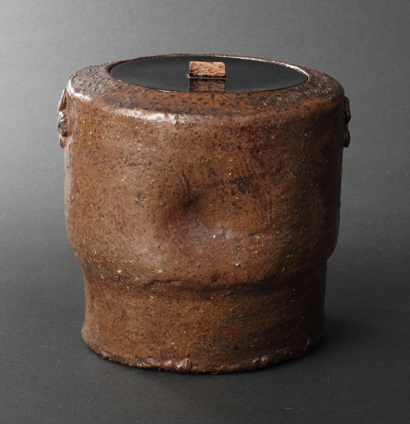 金閣】中国美術 唐物 七官 青磁 三足 瓶掛 火鉢 φ30.5cm 茶道具伝来