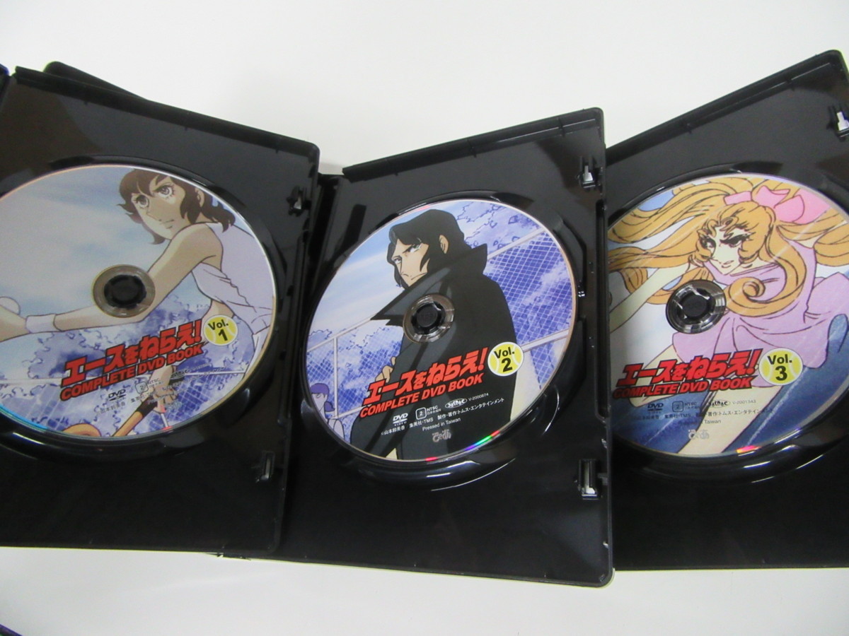 エースをねらえ COMPLETE DVD BOOK Vol.1～3セット ※DVDのみ｜日本 