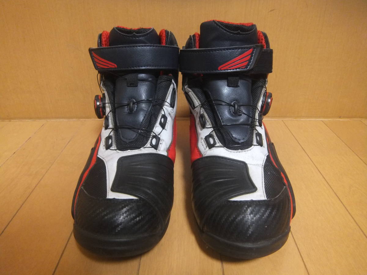 中古 HONDA ホンダ BOA ライディングシューズ 0SYTT-X71トリコロール 