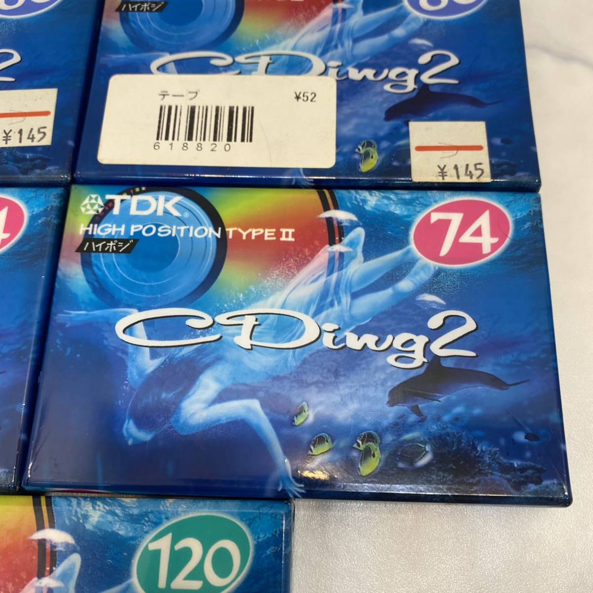 新品 TDK CDing2 74 カセットテープ ハイポジション ほどよく 未使用