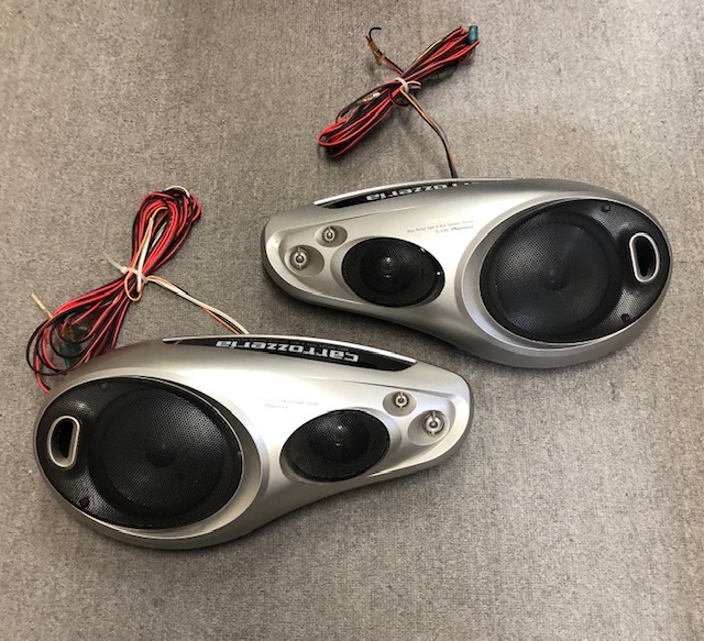車 【希少・完動品】カロッツェリア TS-X380 4ウェイ 置型スピーカー
