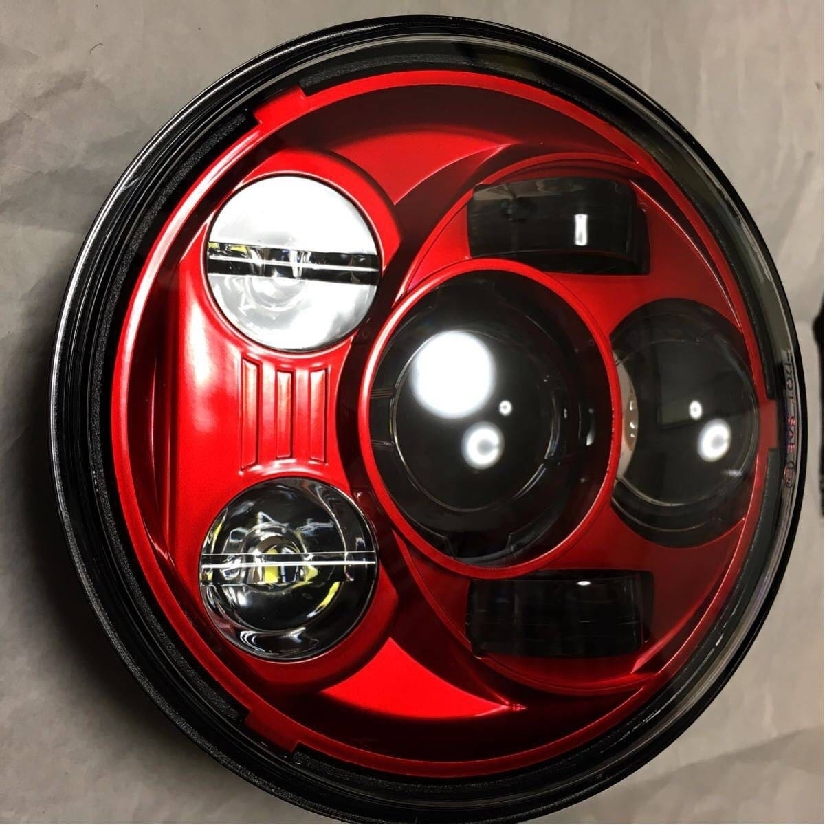 ハーレーledヘッドライト5 75インチ 赤 スポーツスター ダイナ プロジェクター ユニット Harley 社外品 売買されたオークション情報 Yahooの商品情報をアーカイブ公開 オークファン Aucfan Com