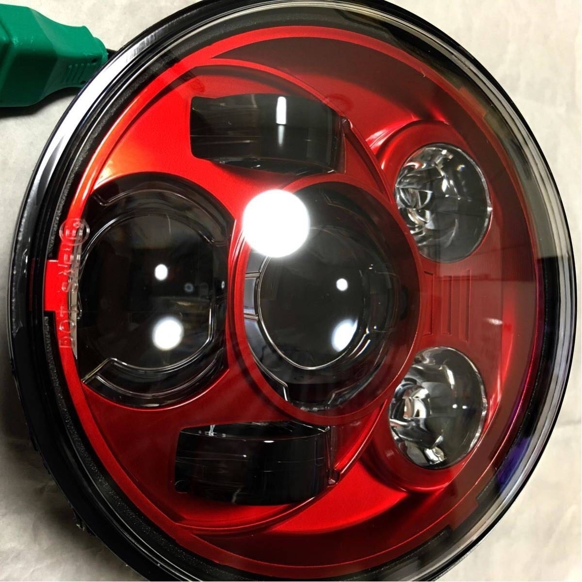 ハーレーledヘッドライト5 75インチ 赤 スポーツスター ダイナ プロジェクター ユニット Harley 社外品 売買されたオークション情報 Yahooの商品情報をアーカイブ公開 オークファン Aucfan Com