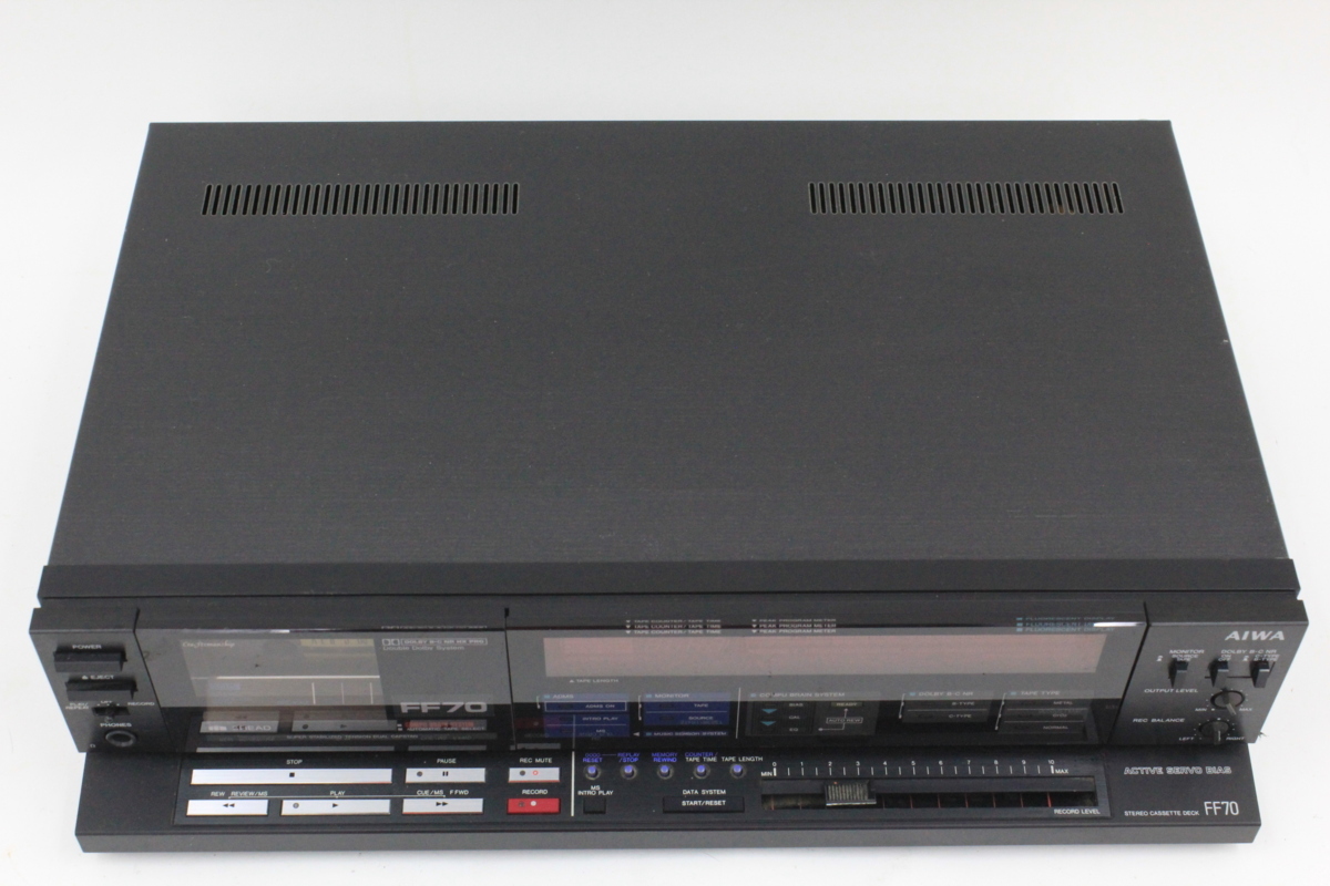 カセットテープデッキ 打ち出せる AD-FF70 AIWA