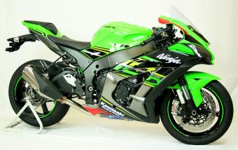 新品 ('16~'20) ZX-10R/ZX-10RR Titanium Racing mid pipe チタン