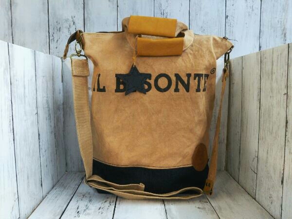 IL BISONTE イルビゾンテ ベージュ系 ブラウン系 ネイビー 2wayバッグ 