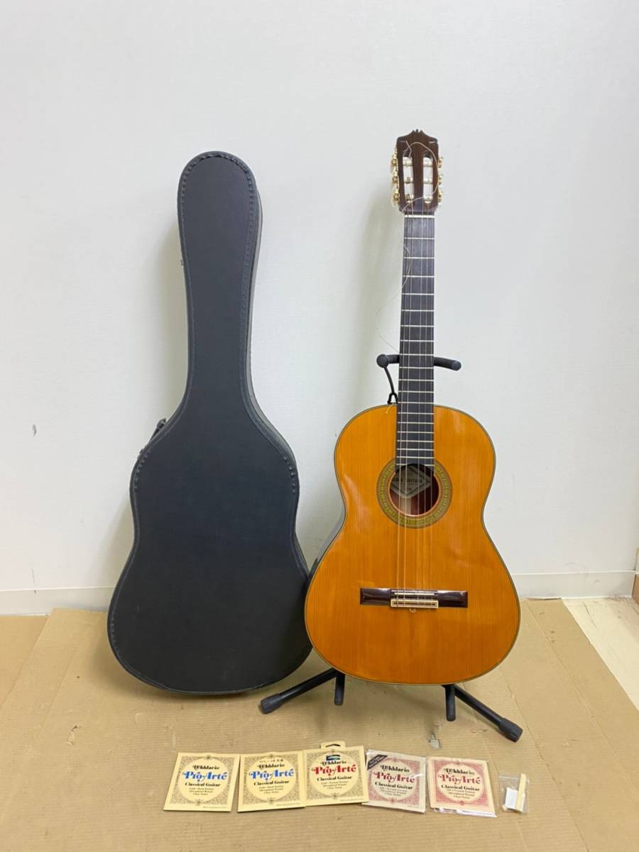 F261-K14-776 ECOLE GUITARE エコール アコースティックギター E200 6弦 ハードケース付き ①