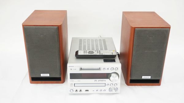 094 s2129 ONKYO FR-N7EX CD/MDチューナーアンプシステム ジャンク品