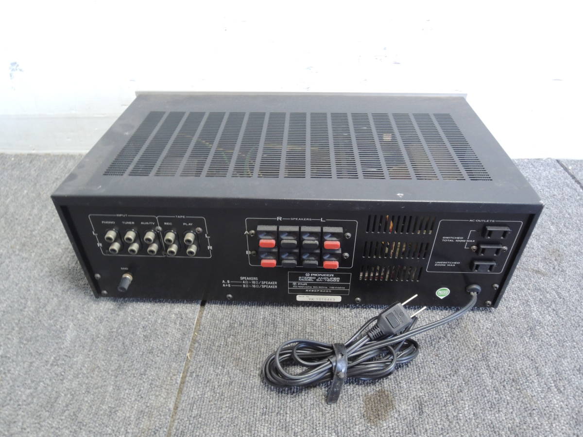 PIONEER Pioneer「SA-7600 プリメインアンプ Ⅱ」'70年代