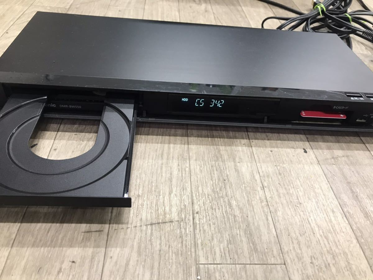 パナソニック ブルーレイディスクレコーダー DMR-BW550 2018年製