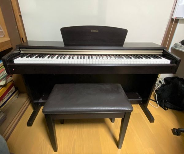音出し確認済み】YAMAHA アリウス 88鍵盤 電子ピアノ YDP-151 椅子付き 