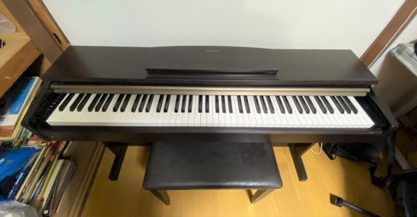 音出し確認済み】YAMAHA アリウス 88鍵盤 電子ピアノ YDP-151 椅子付き 
