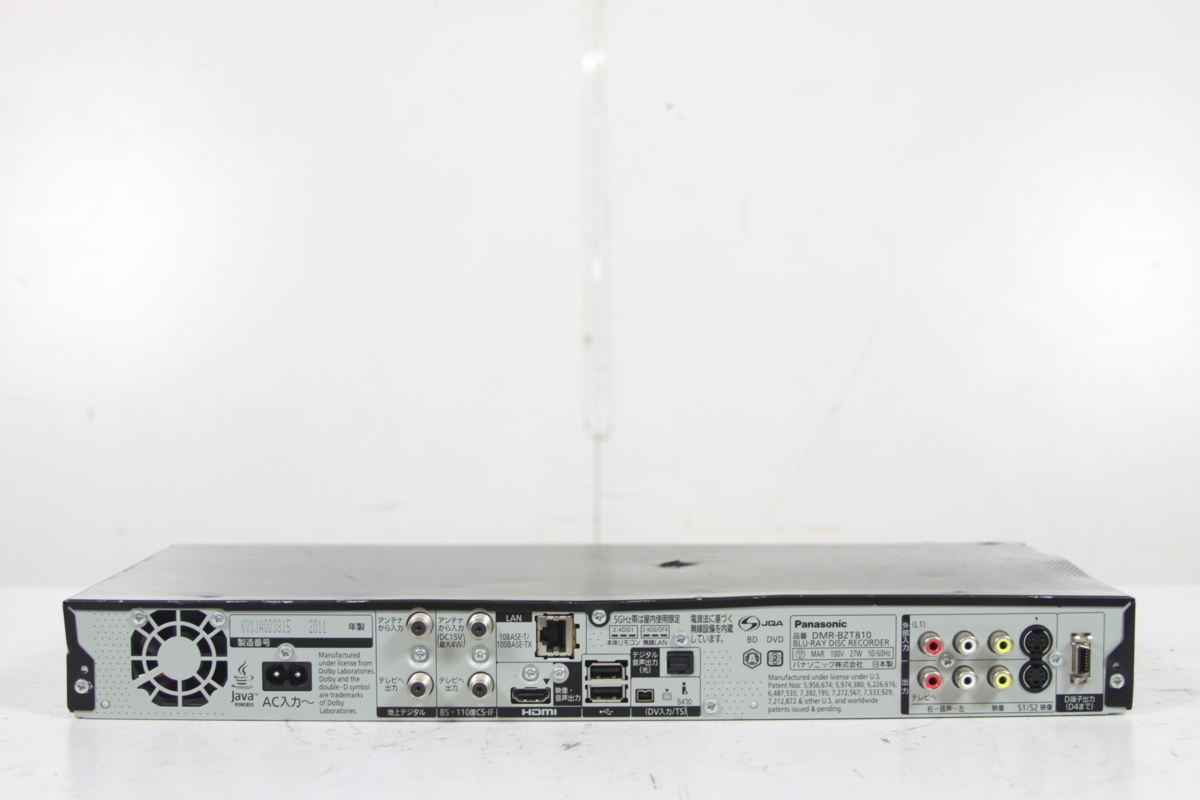 Panasonic パナソニック DMR-BZT810 ブルーレイディスクレコーダー