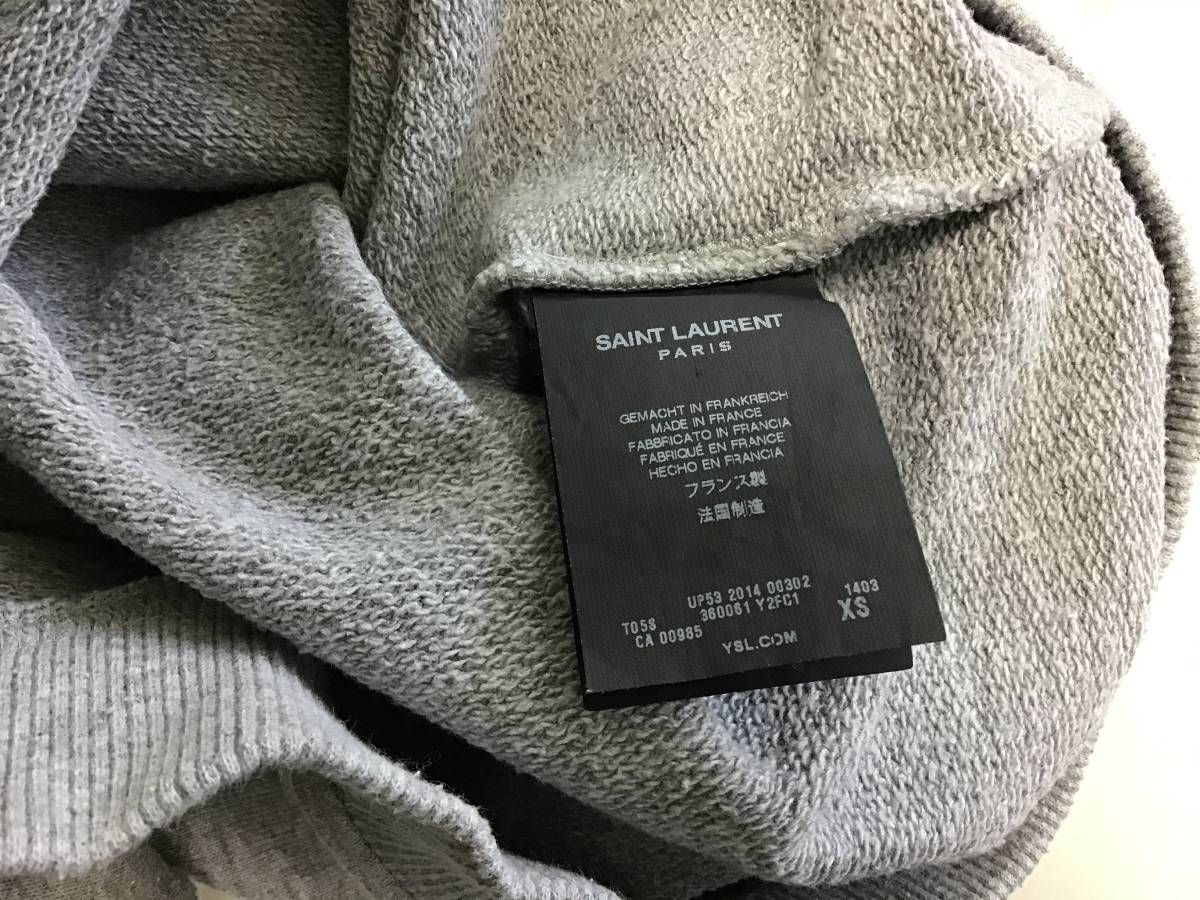 SAINT LAURENT LAURENT(サンローラン) PARIS ジップ ⁄ 肩ジップ 