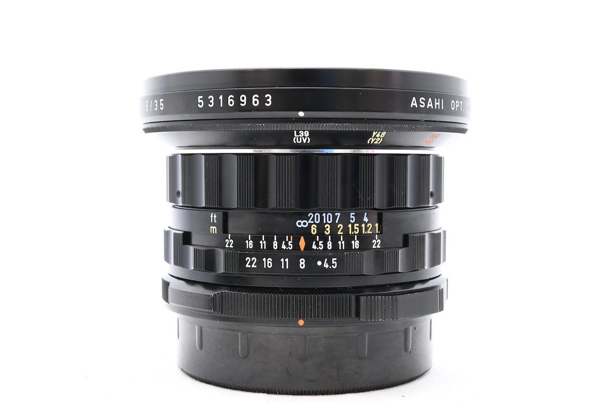 ◆ PENTAX ペンタックス Super-Multi-Coated FISH-EYE-TAKUMAR/6X7 35mm F4.5 67マウント 中判カメラ用 単焦点レンズ 魚眼レンズ