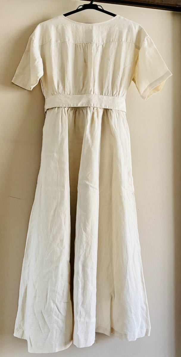 Slobe Iena スローブイエナ ワンピース リネン 麻 エクリュ ベージュ イエナ 売買されたオークション情報 Yahooの商品情報をアーカイブ公開 オークファン Aucfan Com