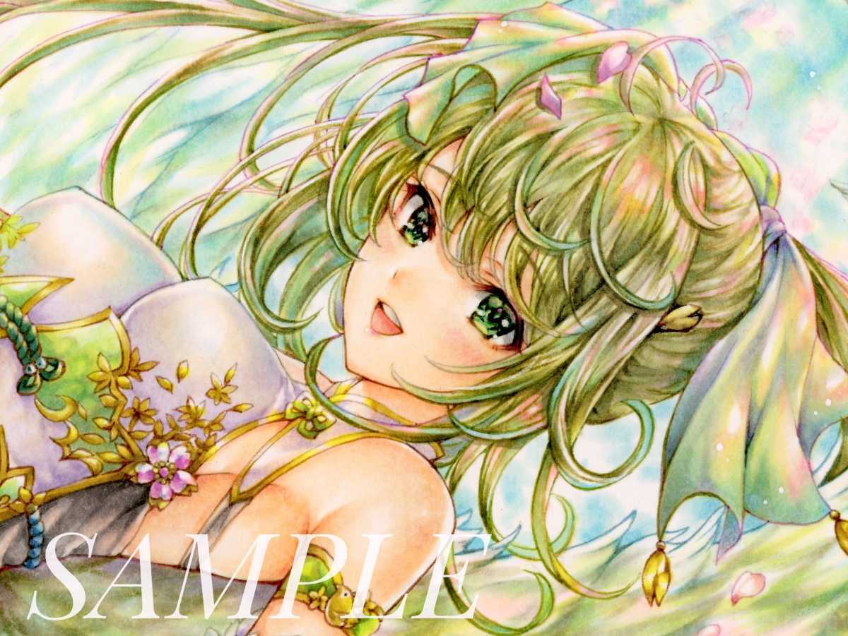 創作 手描きイラスト 春告鳥 A4(手描きイラスト)｜売買された