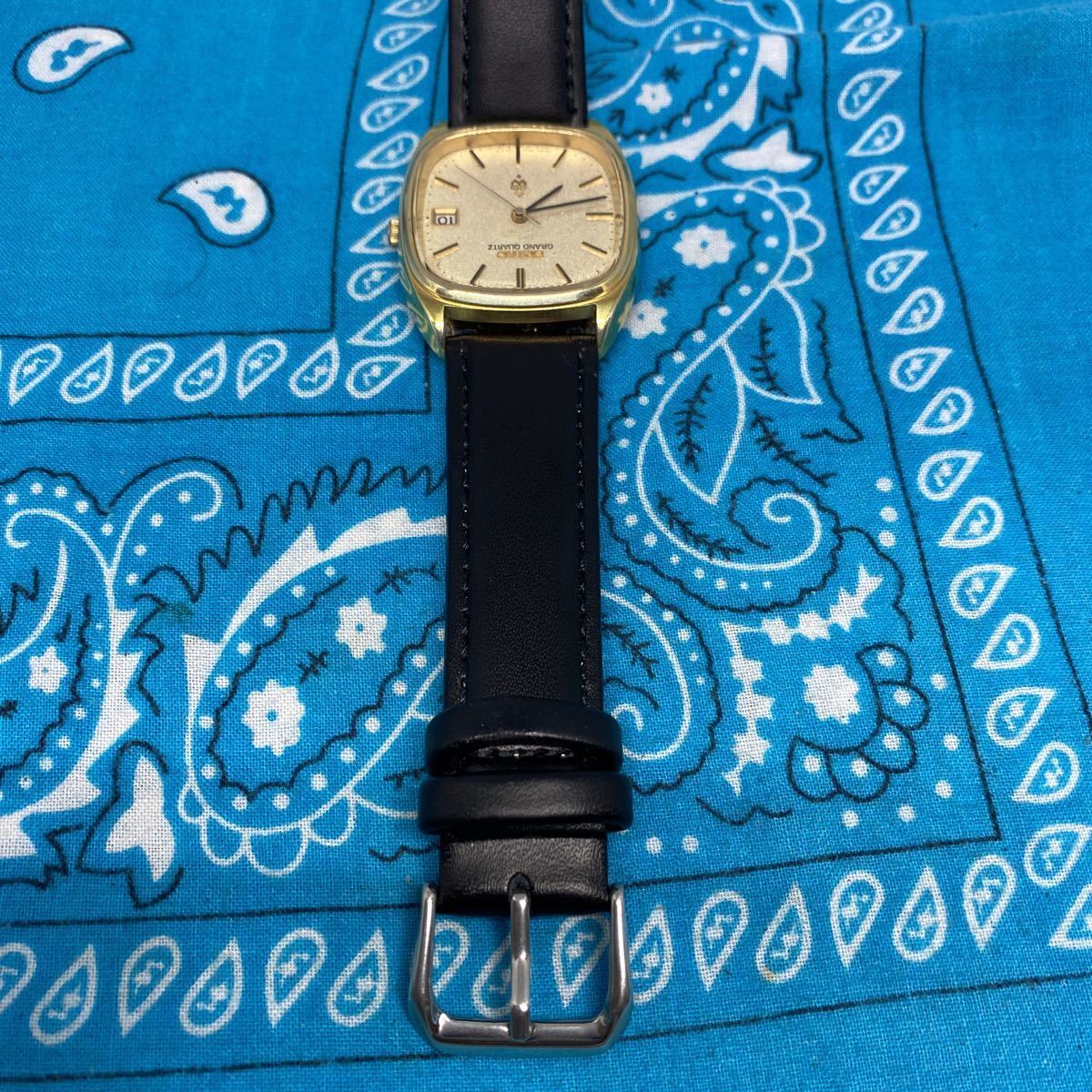 定番人気，低価 良品 SEIKO セイコー GRAND QUARTZ グランド クォーツ 