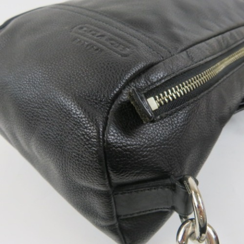 46884☆1円スタート☆本物 COACH コーチ ショルダーバッグ 黒 ボディ 