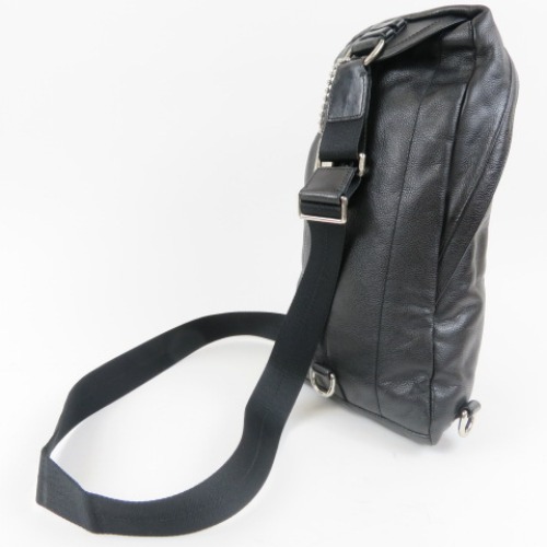46884☆1円スタート☆本物 COACH コーチ ショルダーバッグ 黒 ボディ 