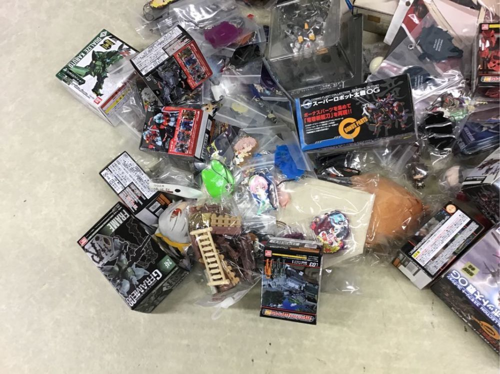 1円～ 同梱不可 ジャンク スーパーロボット大戦OG、鬼滅の刃、ドラゴンボール、装甲騎兵ボトムズ 他 ラバーストラップ等 スーパーロボット大戦OG COLLECTION ORIGINAL レビュー 03 「龍虎王」の合体