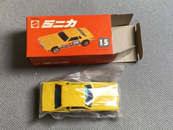 12＃A3c/7616 当時物 赤い箱の マテルのミニカ 15 モンテカルロ レトロ