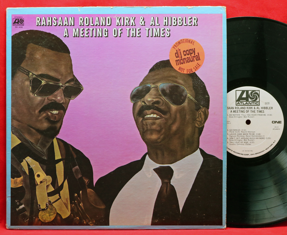 ♬ プロモ白ラベル！US PROMO モノラル原盤【市販なしラジオ局専用 MONO】カーク唯一の歌ものアルバム　★　ROLAND KIRK & AL HIBBLER