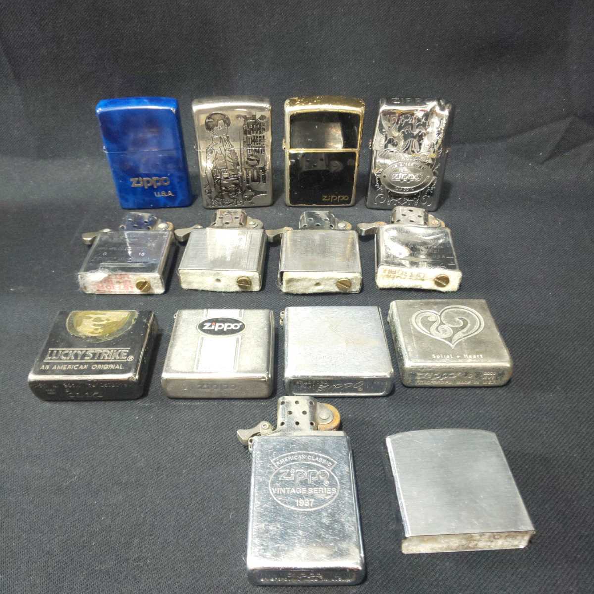 定番1000円スタート ジッポ ライター 色々 合計14点 ジャンク まとめ 火花OK有り ジッポライター ZIPPO 喫煙グッズ オイルライター J55-23(Zippo)｜売買されたオークション情報、yahooの商品情報をアーカ Zippo