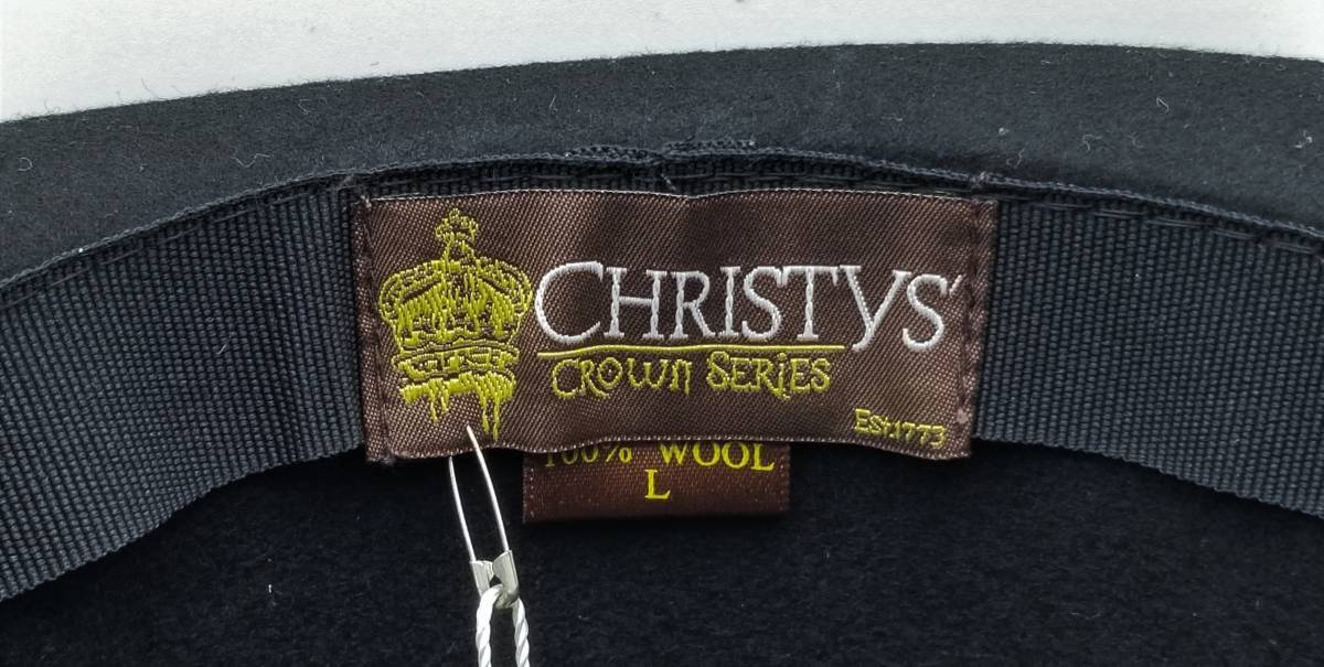 Christys' Crown Fedora Hat “The MJ” クリスティーズ フェドラ(中折れ