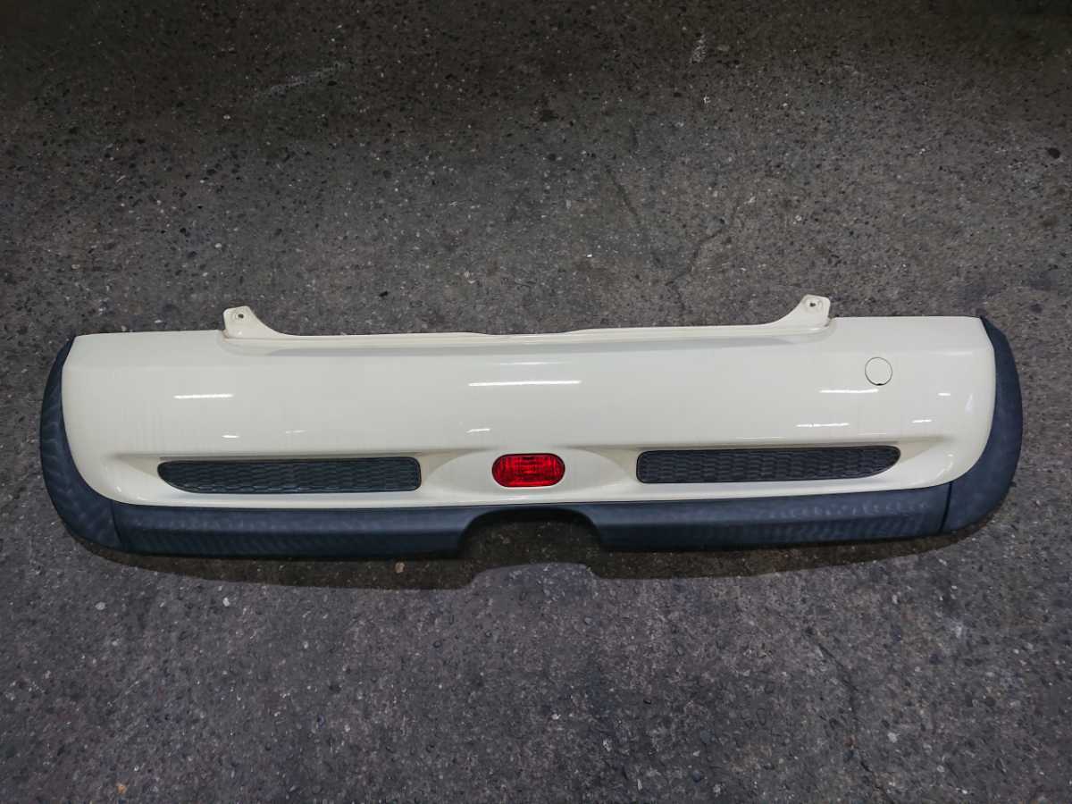 ★H090 ペッパーホワイト リアバンパー ミニクーパーS R53 RE16 ( R50 RA16 r52 JCW 純正