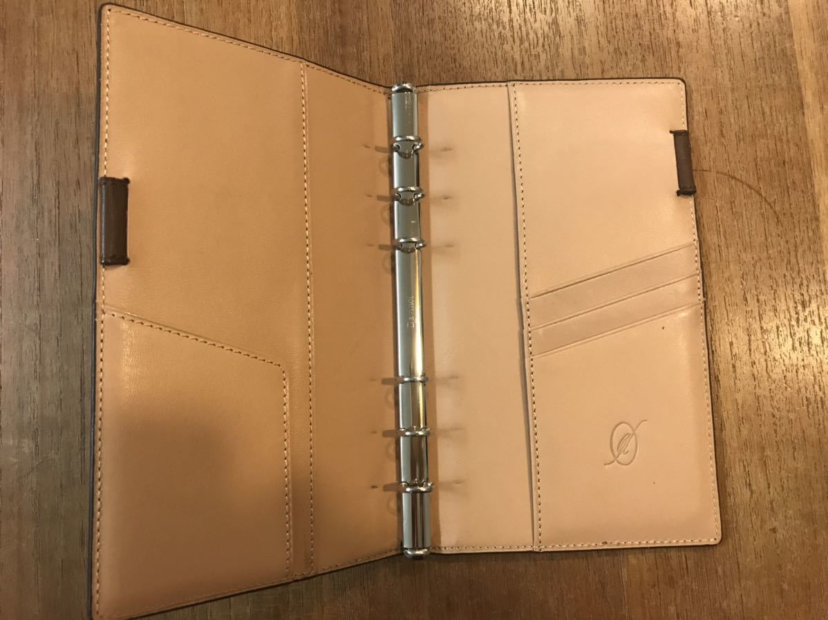 レイメイ藤井ダゥィンチアースレザージャストリフィルサイズバイブルダークブラウン リング径11ミリ_3