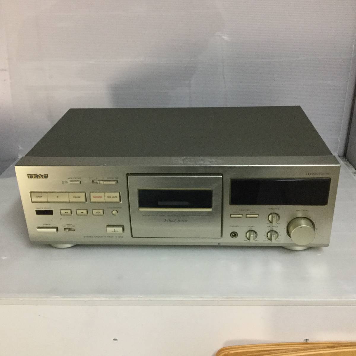 ジャンク＞TEAC カセットデッキ V-1050 V-1050 TEAC カセットデッキ 最