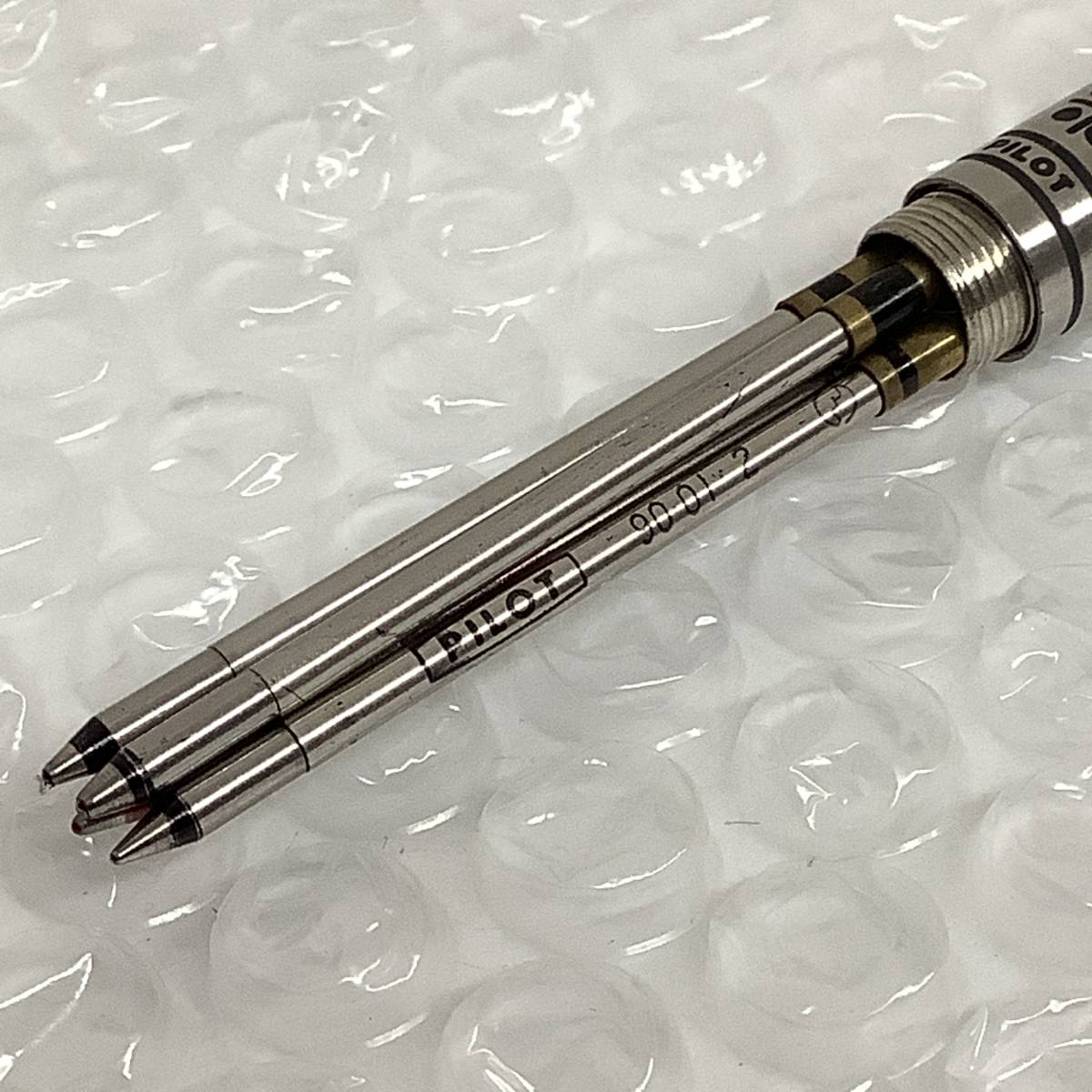 昭和レトロ 当時物「PILOT パイロット ホソブト 多機能ペン ケース付 4