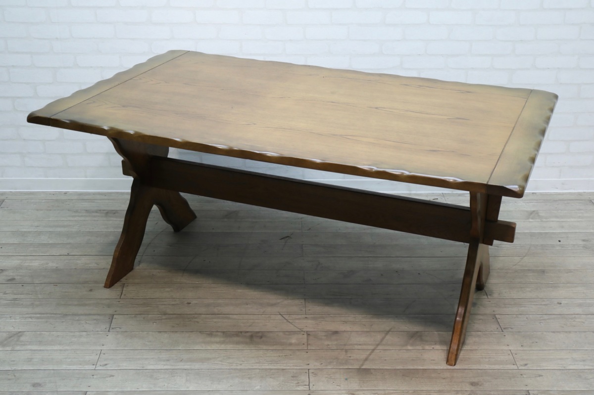 アンティーク オールドパイン バタフライテーブル 机 チェスト 伸縮