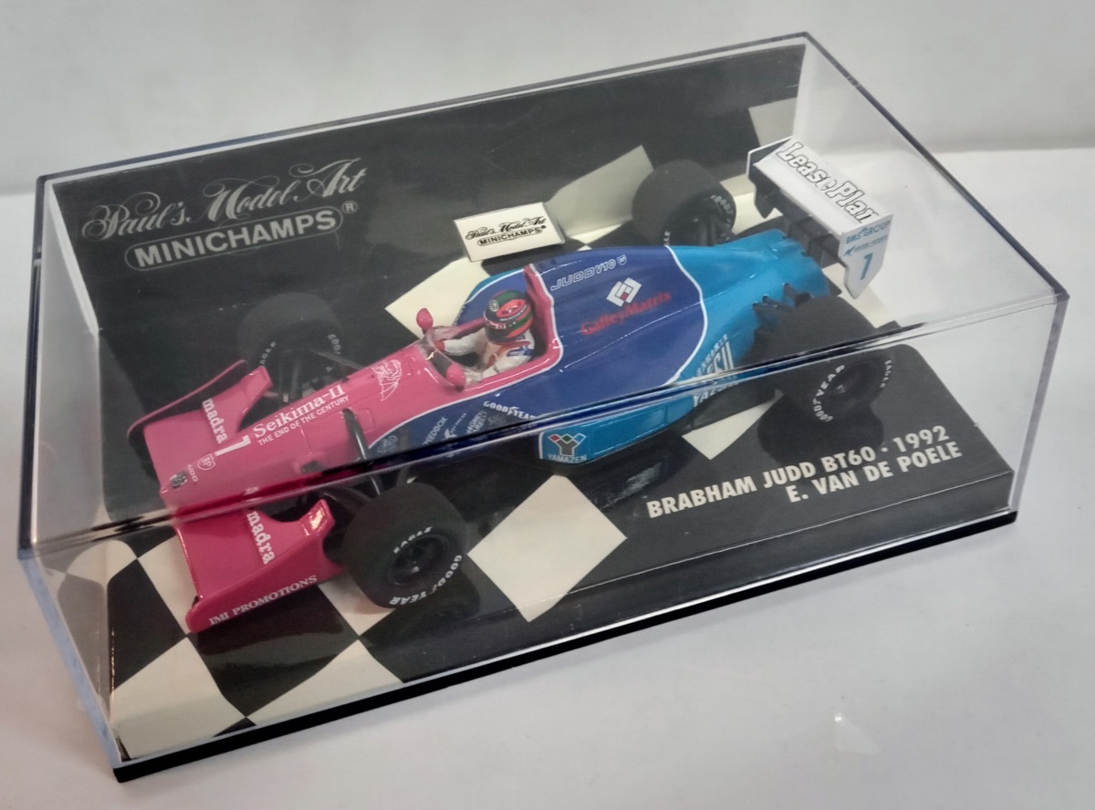 Miniature Minichamps F1 1/43 - Brabham Judd BT60B 1992 D'Eric Van De Poele