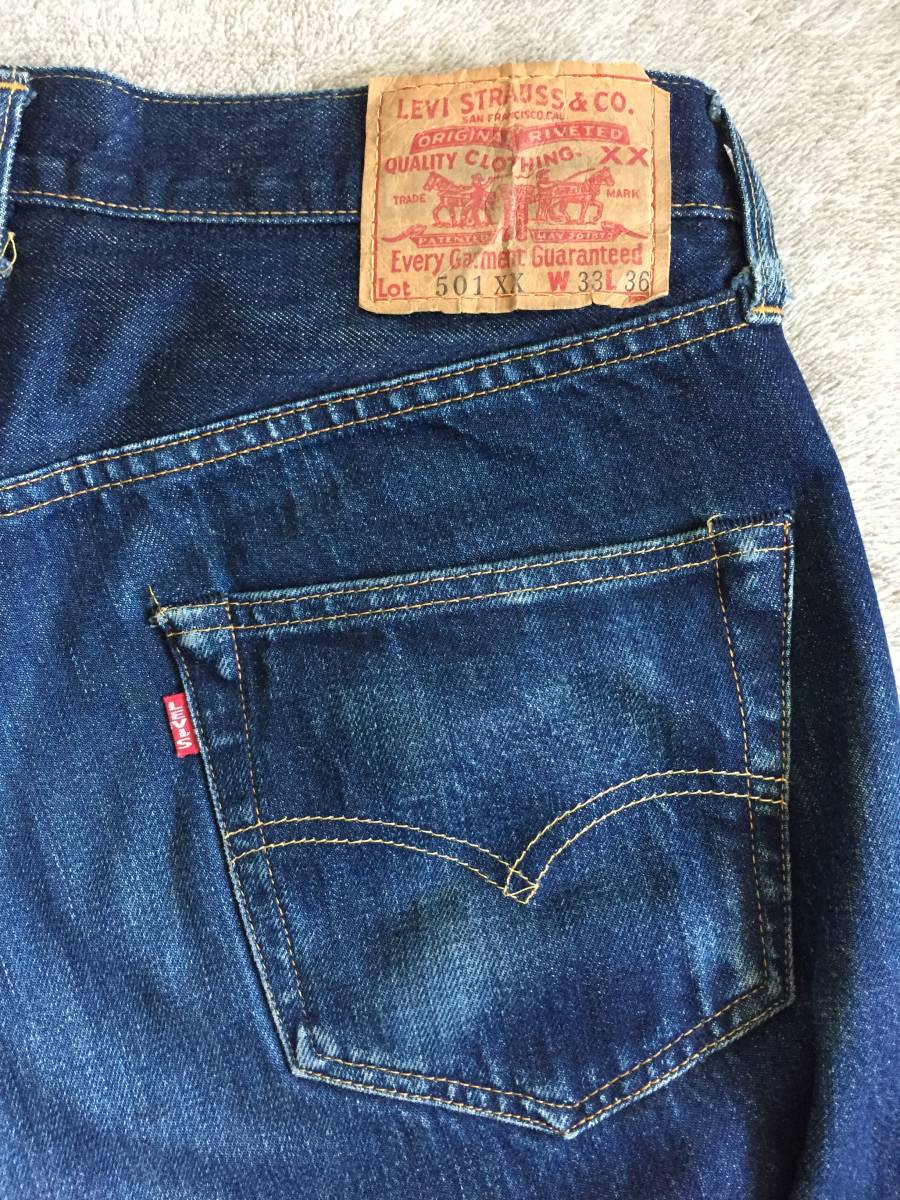 LEVI'S 501XX 復刻 98年製 ビッグE 1955年 w33 バレンシア工場 55501