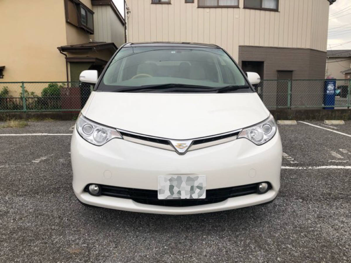 トヨタ　エスティマ　3.5 G サンルーフ　両側パワースライドドア　純正ナビTVフルセグ　Bカメラ　フリップダウンモニター　ETC