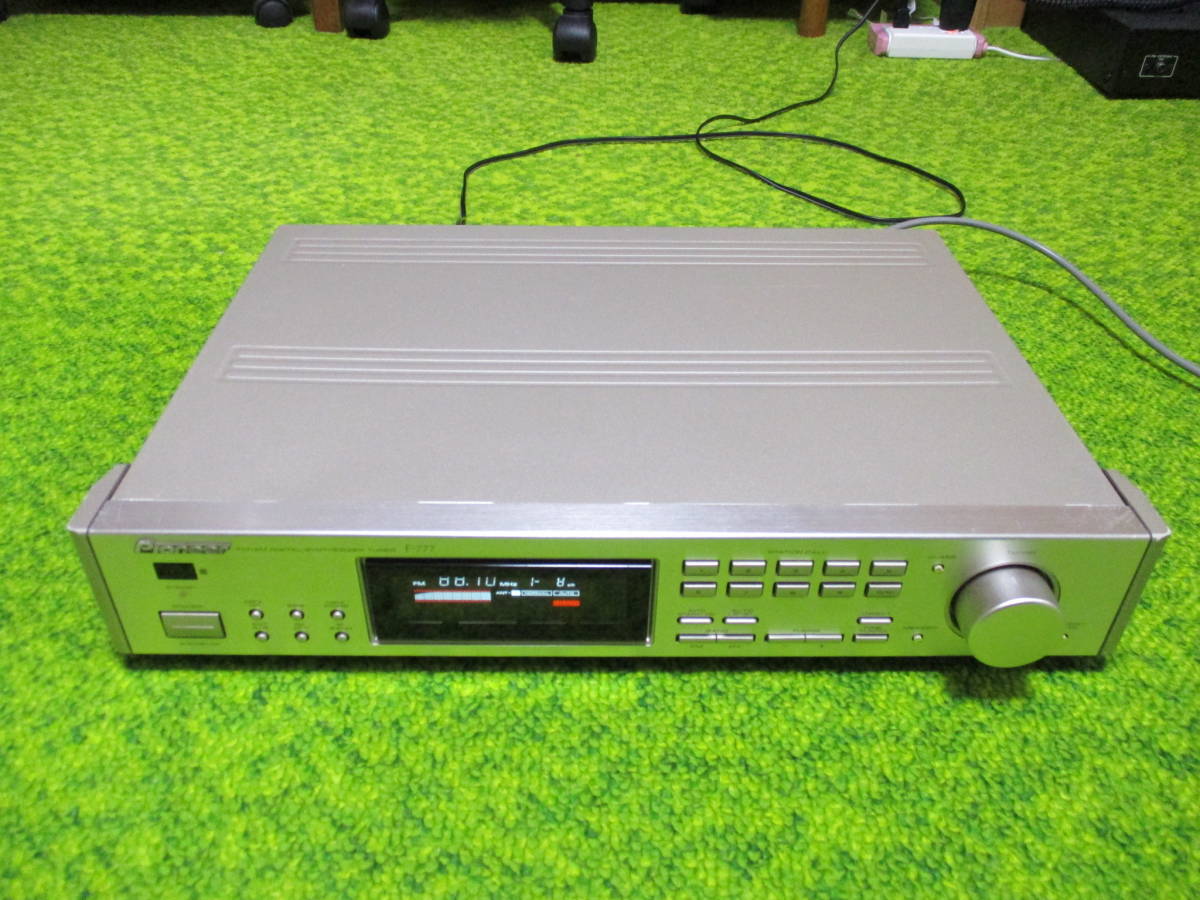外観美品PIONEER FM⁄AMステレオチューナー F-777 パイオニア 外観美