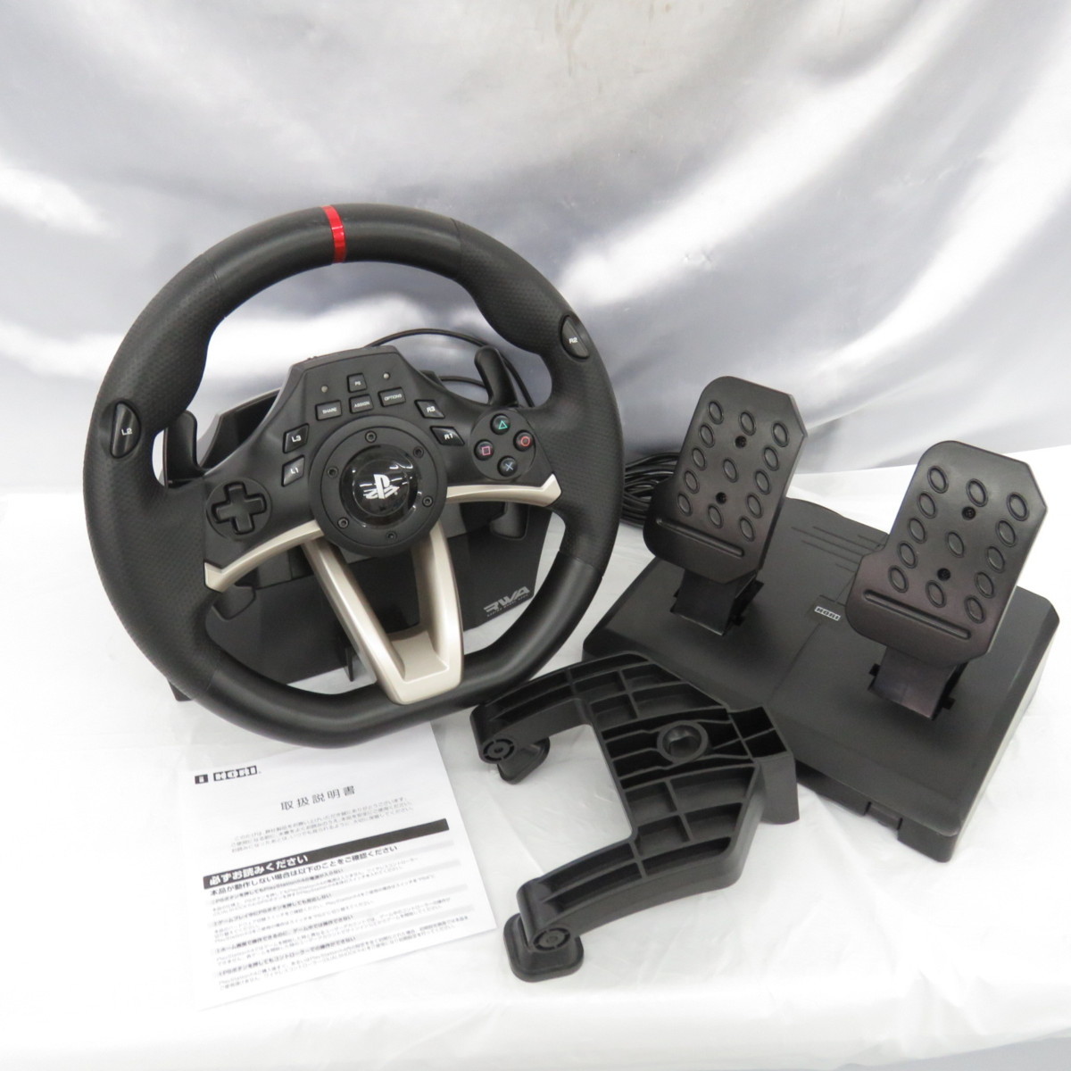 中古品】HORI ホリ レーシングホイールエイペックス for PlayStation4