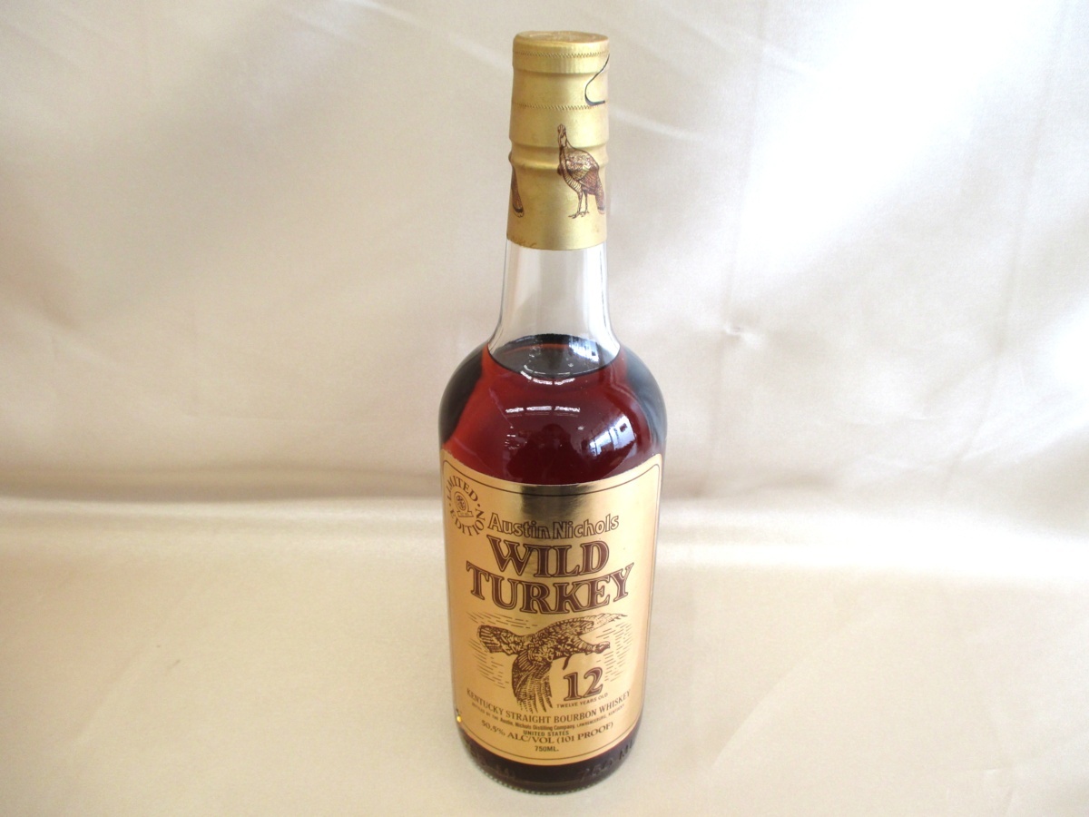 新作登場，大得価 未開栓 WILD TURKEY 12年 LIMITED EDITION ワイルドターキー リミテッド エディション ゴールドラベル 750ml 50.5%(バーボン)｜売買されたオークション情報、yahooの商品情報をアーカイブ公開 - オークフ バーボン
