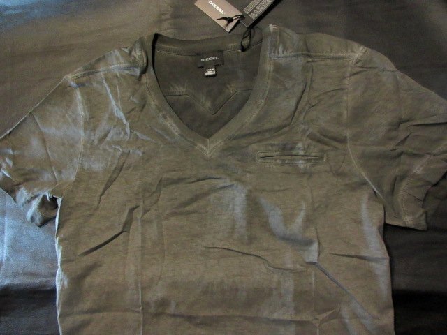 【定番，品質保証】 本物正規 DIESEL ディーゼル Tシャツ 製品染め DIEGO PEARLS 薄黒 M(Mサイズ)｜売買されたオークション情報、yahooの商品情報をアーカイブ公開 - オークファン 男性用
