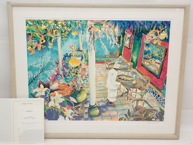 ジェニファー・マークス　　シルクスクリーン Markes Jennifer Art 90年代 JENNIFER ビンテージ MARKES