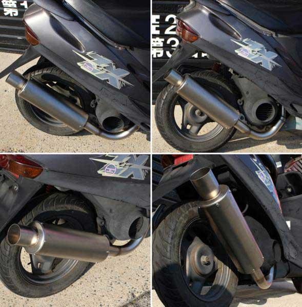 スーパーDIO ZX マフラー TACT AF18 AF25 AF27 AF28 ステンレス