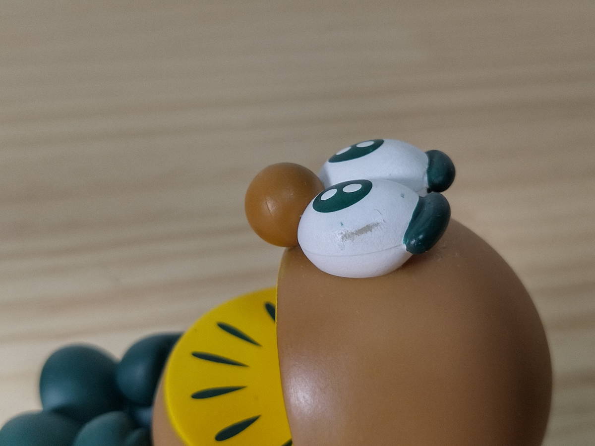 Zespri ゼスプリ キウイブラザーズ ソフビフィギュア グリーン+ゴールド 2個セット ジャンク_6