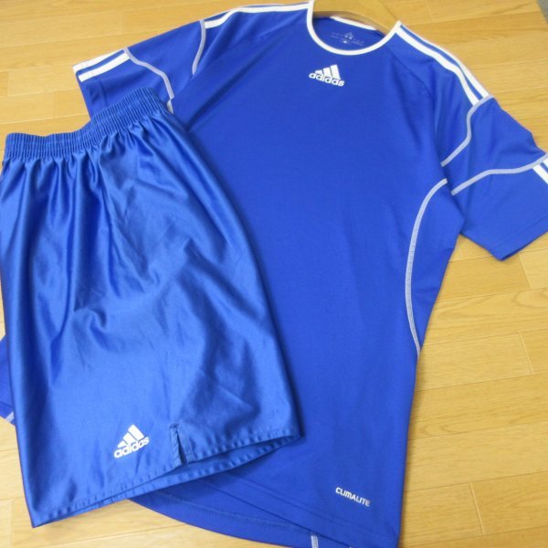 良品 サッカー 上下セット Adidas アディダス セットアップ 半袖 Tシャツ ショートパンツ 速乾 メンズ 青 Lサイズ 4014 アディダス 売買されたオークション情報 Yahooの商品情報をアーカイブ公開 オークファン Aucfan Com