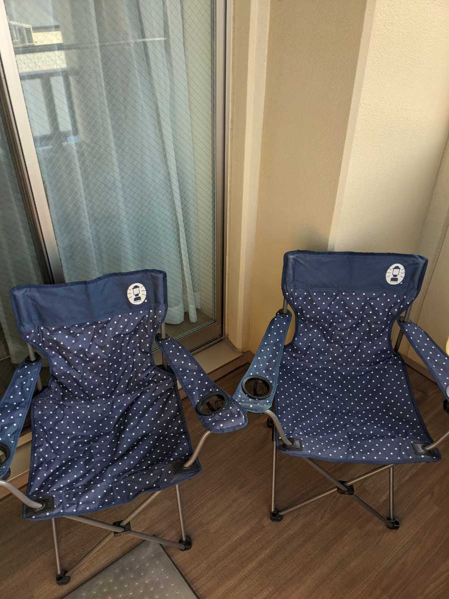 Coleman コールマン リゾートチェア（ネイビードット）_1