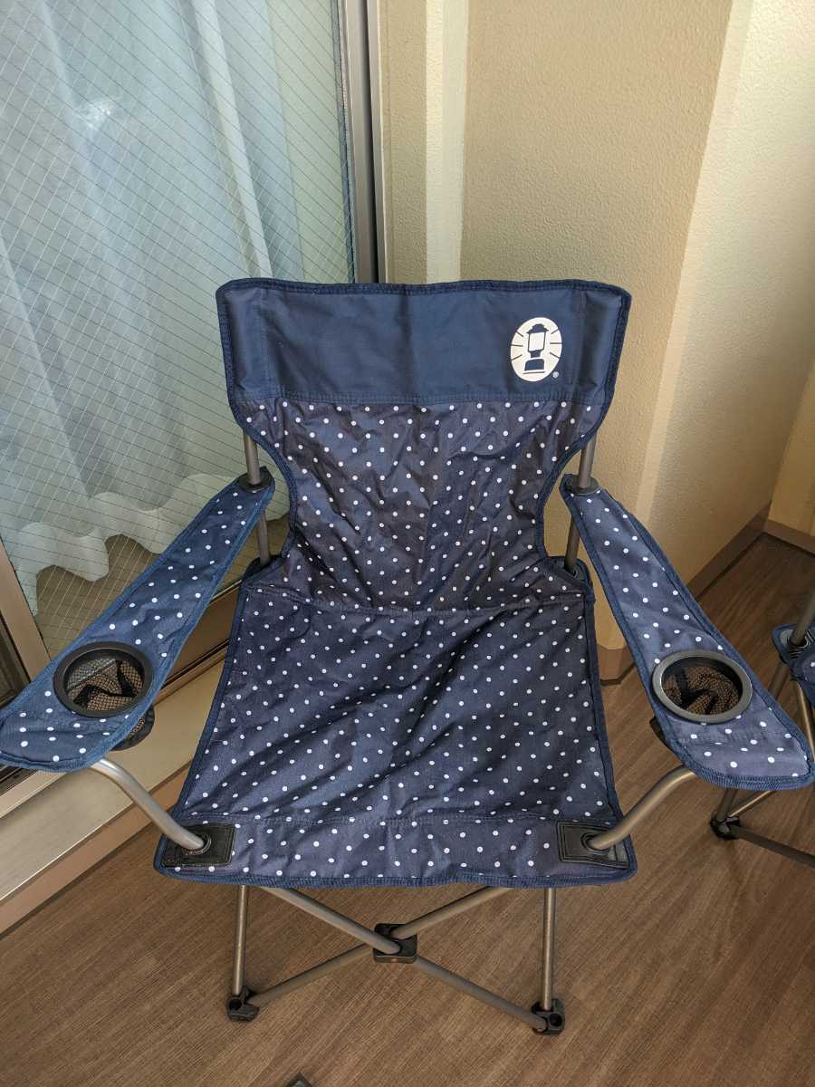 Coleman コールマン リゾートチェア（ネイビードット）_4