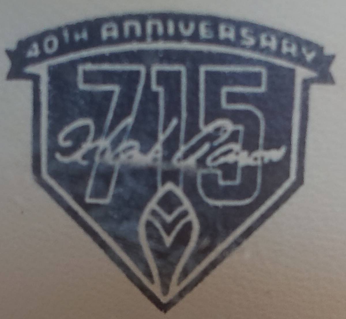 新品未開封】MLB公式球『ハンク・アーロン 715号ホームラン 40周年記念 