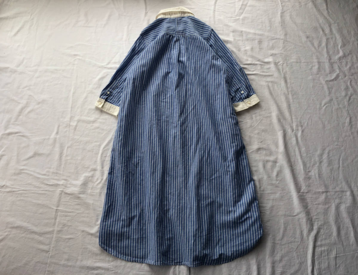 ニコアンド Niko And ストライプ柄 クレリックシャツワンピース スタジオクリップ 売買されたオークション情報 Yahooの商品情報をアーカイブ公開 オークファン Aucfan Com